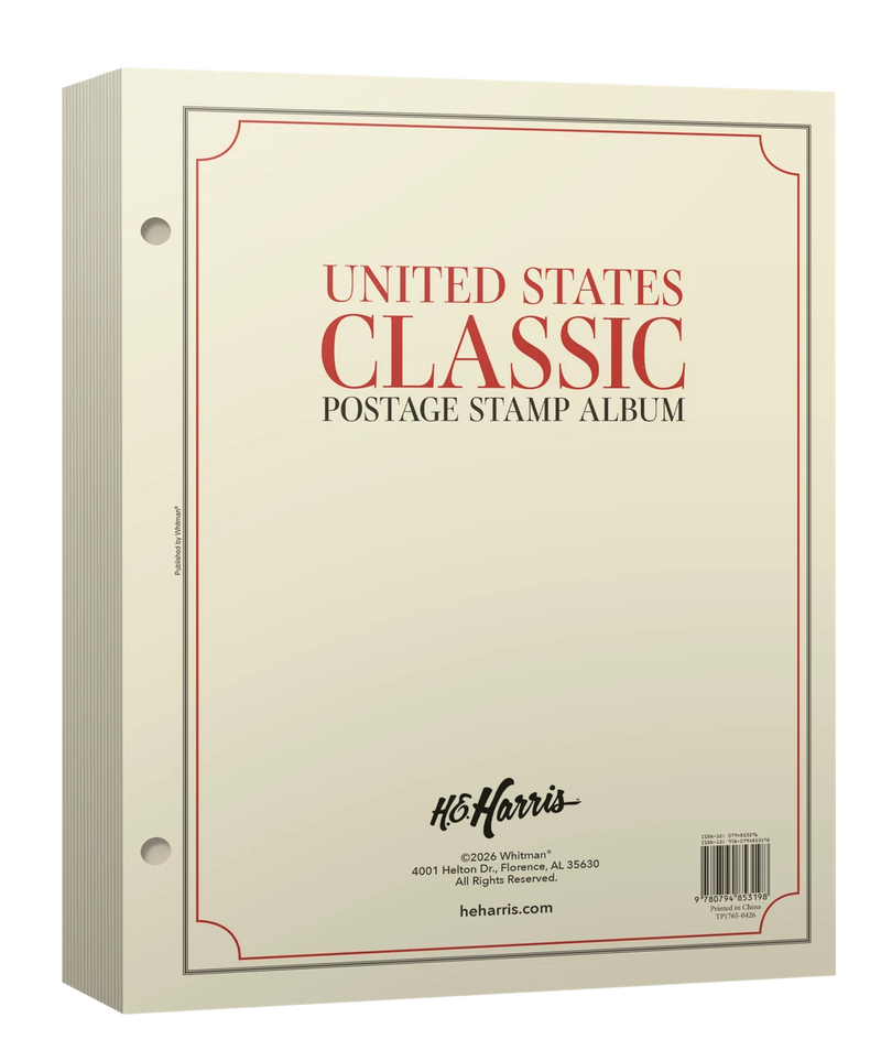 United States Classic Stamp Album Pages Only — 1845-2000