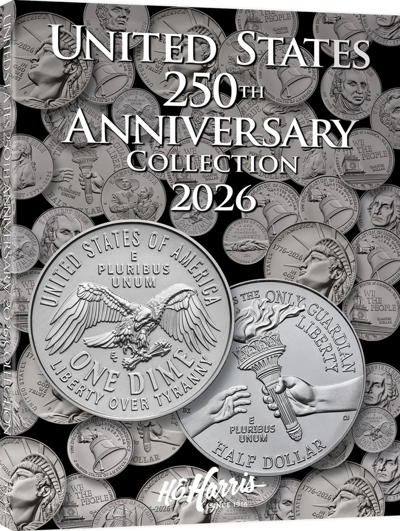 Coin Folders -- US 250th Anniversary Collection 2026; 3 styles