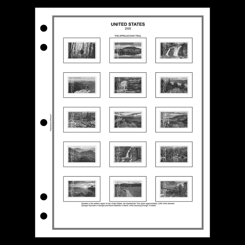 U.S. Liberty and U.S. Plate Block supplements for H.E. Harris albums.