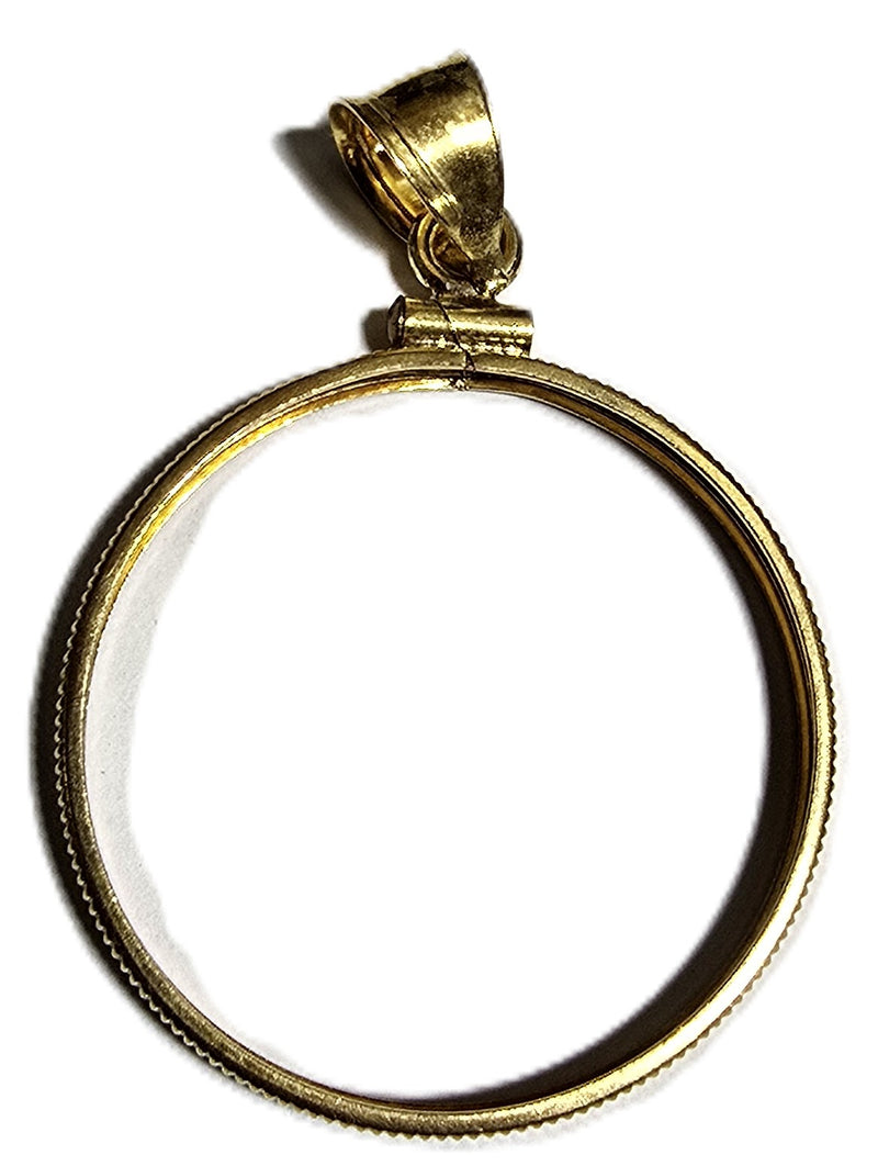 Screw-Top Coin Bezels: Perfect Fit for Your Coins  (coins not included)