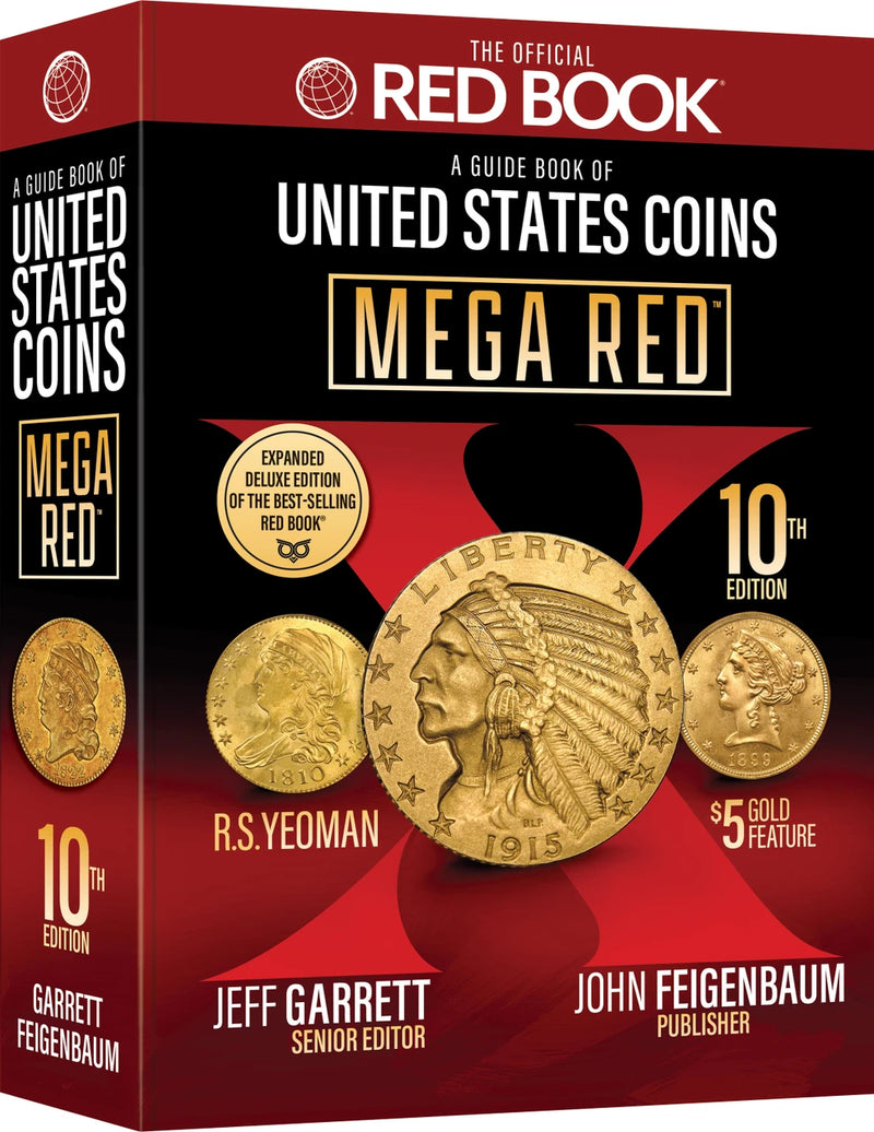 MEGA RED 10th edition US Coins -- Limited edition hardcover, and softcover