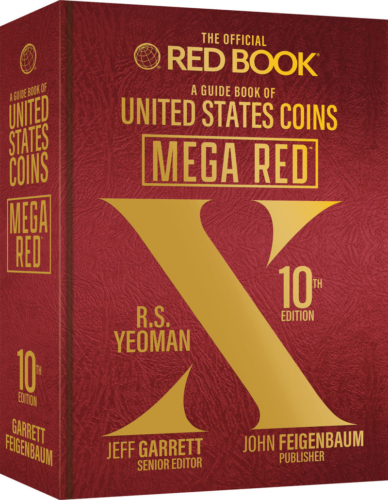 MEGA RED 10th edition US Coins -- Limited edition hardcover, and softcover