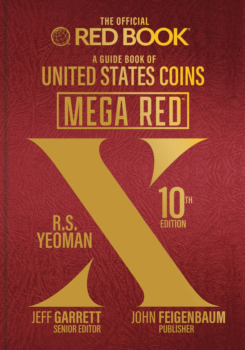 MEGA RED 10th edition US Coins -- Limited edition hardcover, and softcover
