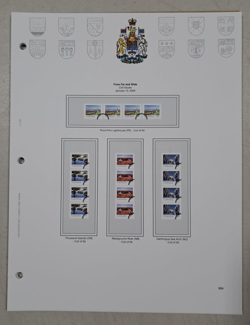 Northstar Canada Stamp Album