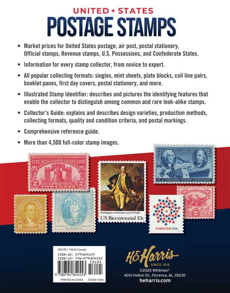 2026 United States Postage Stamp Catalog & Price Guide, 91st Edition