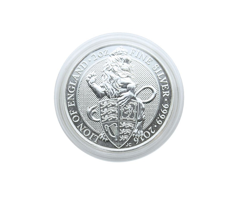 Coin Capsules – 39 mm (Pack of 10) For 2 oz U.K. Queen’s Beast Silver Coins