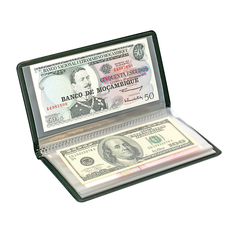 Lindner Pocket Album for Bank Notes and Documents – Dark Blue