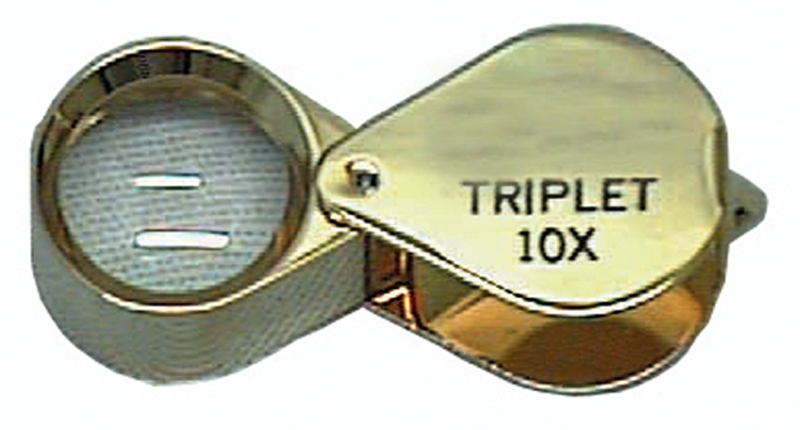 10X Gold Triplet Loupe - 18mm image 0