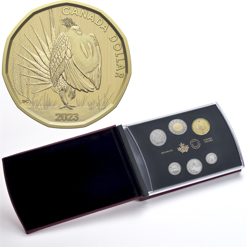 6-Coin Specimen Set – Greater Sage-Grouse image 0