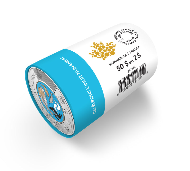 2024 $2 Celebrating Inuit Nunangat Special Wrap Rolls - Colourized Special-wrap Roll image