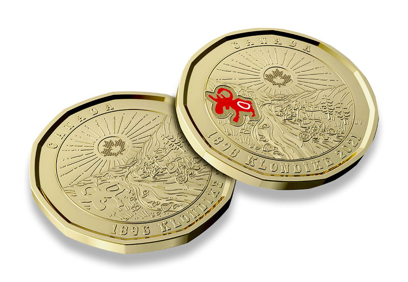 Non-Coloured 125th Anniversary of the Klondike Gold Rush Special Wrap Roll image 1