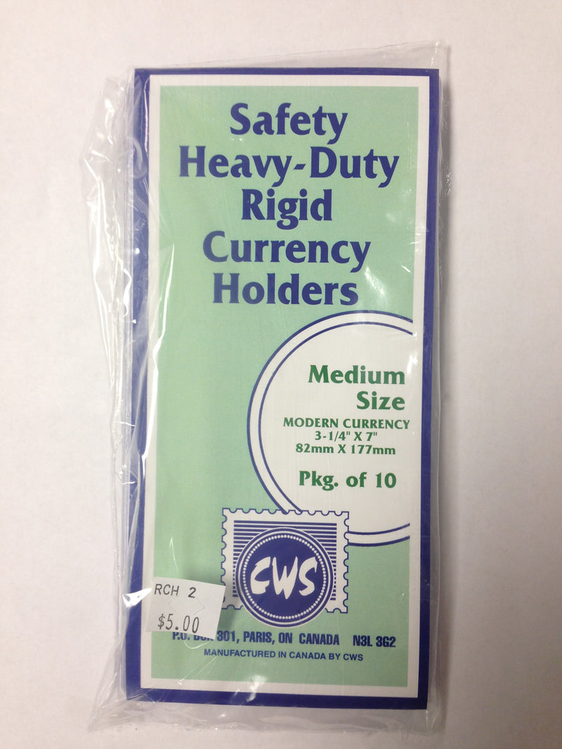 Safety Heavy Duty Rigid Currency Holders image 0