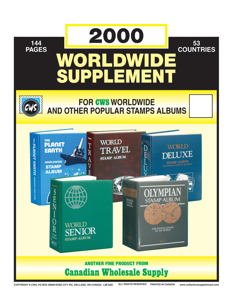 CWS WORLDWIDE SUPPLEMENTS – MADE IN CANADA FOR COLLECTORS WHO DEMAND MORE image
