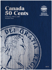 WHITMAN CANADIAN COIN FOLDERS - 50 CENTS NO. 4 image
