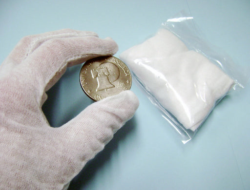 White cotton gloves image 0