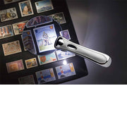 Frameless illuminated magnifier (chrome plated) image 1