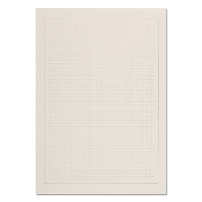 Blank Album Pages - General - Light Grey Background Grid (PRIMUS A) - 50 pages - Heavy Stock image