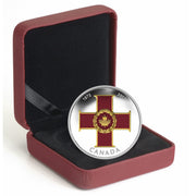 1 oz. Pure Silver Coloured Coin - Canadian Honours Collection: 45th Anniversary of The Cross of Valour image 2