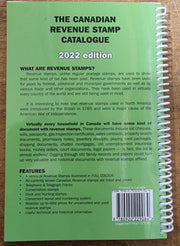 2022 The Canada Revenue Stamp Catalogue image 1