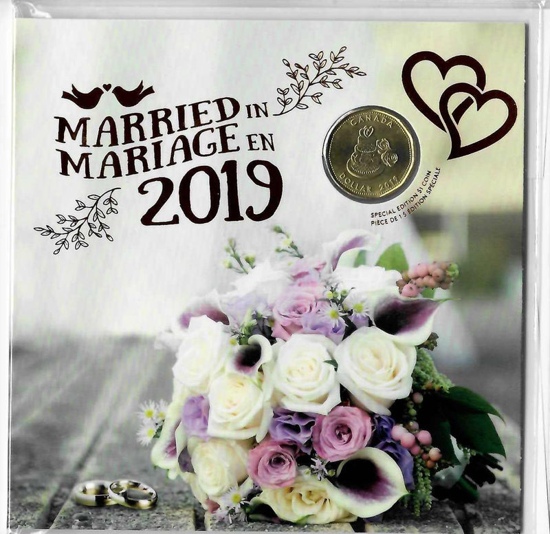 Wedding Coin Gift Card Sets -- 2022 and prior - 2019 image