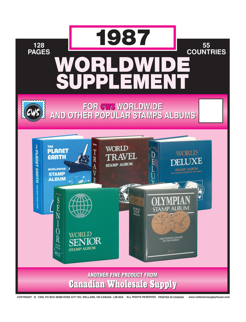 CWS WORLDWIDE SUPPLEMENTS – MADE IN CANADA FOR COLLECTORS WHO DEMAND MORE image
