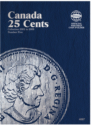 WHITMAN CANADIAN COIN FOLDERS - 25 CENTS NO. 5 image