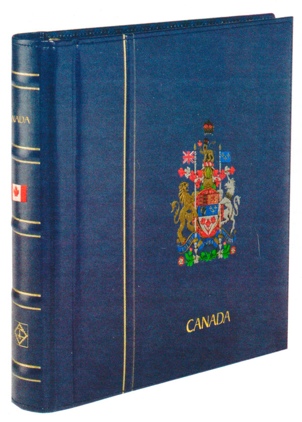 Prestigious Lighthouse Preprinted Album of CANADA -- now RED or BLUE albums - BLUE Album I: 1851-1985 image
