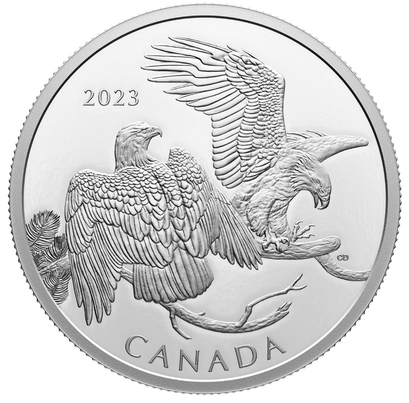 2023 $30 FINE SILVER COIN - THE STRIKING BALD EAGLE image 0