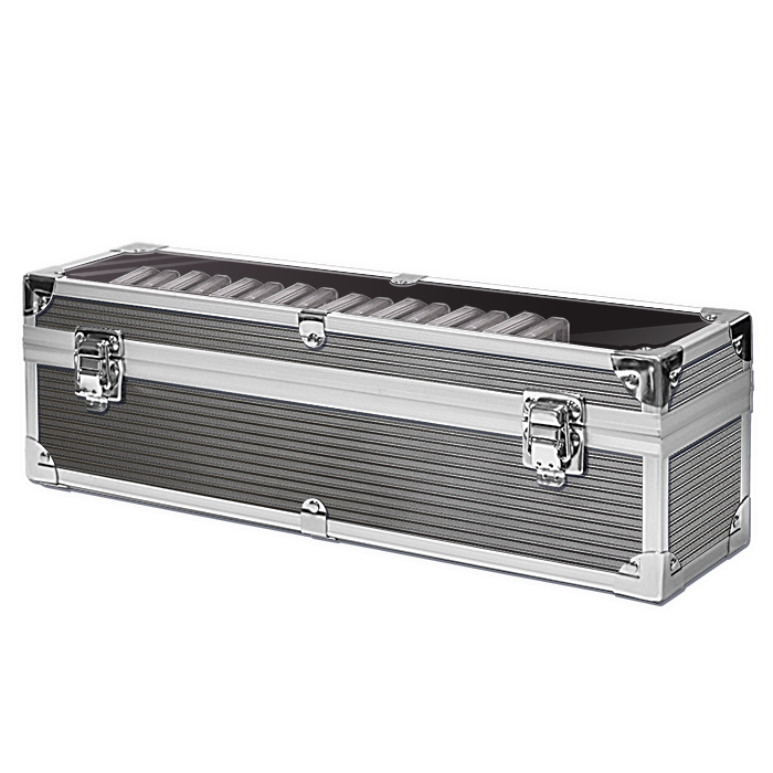 Falcon Series 25 Slab Box - Clear Top - Graphite