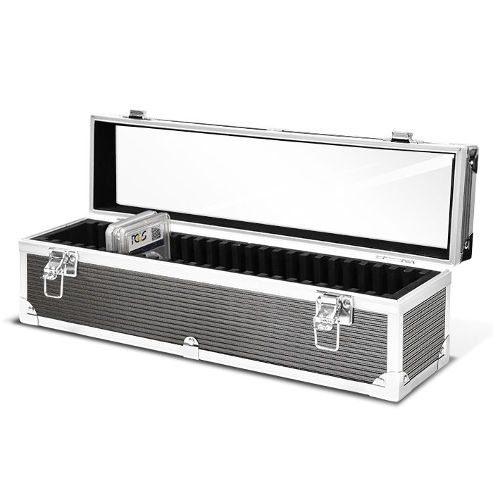 Falcon Series 25 Slab Box - Clear Top - Graphite