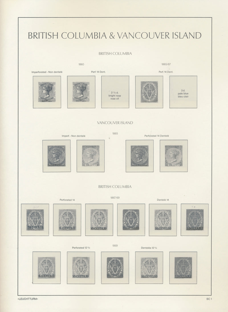 LH PREPRINTS CANADIAN PROVINCES 1851-1947 SF image 1