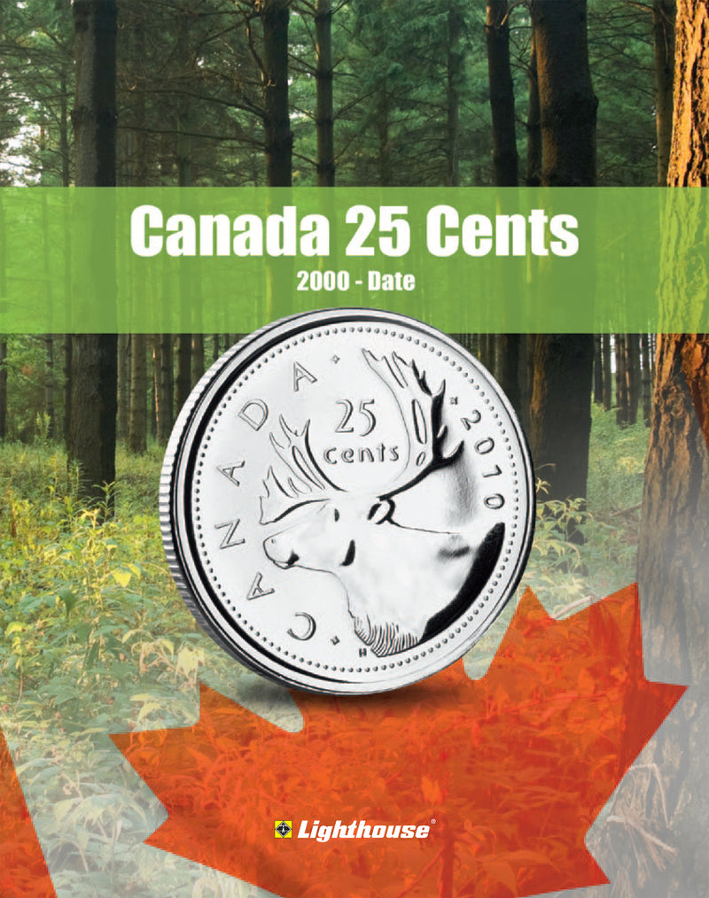 Sharp! LIGHTHOUSE VISTA COIN ALBUMS. - VISTA Coin Book Canada 25 Cents Vol. 3 (2000-2016) image