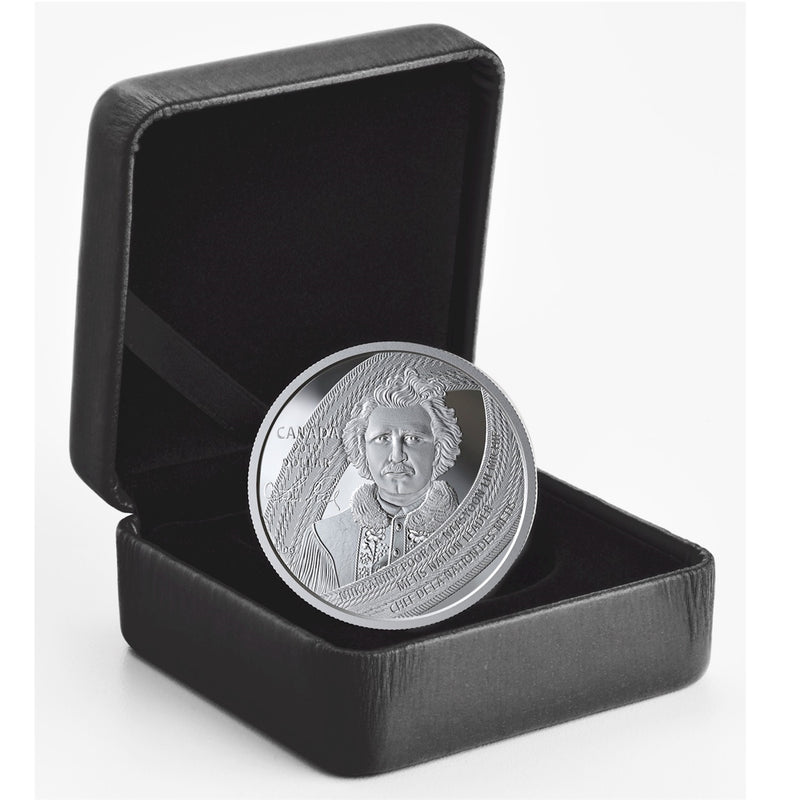 2019 Special Edition Proof Dollar - Louis Riel: Father of Manitoba image 2