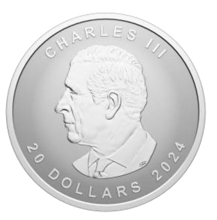 2024 $20 Pure Silver Coin – Ultra High Relief 1 oz. SML image 1