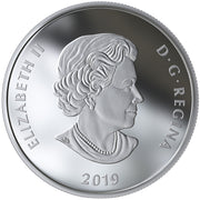 1 oz. Pure Silver Coin - Lights of Parliament Hill - Mintage: 4,500 (2019) image 2