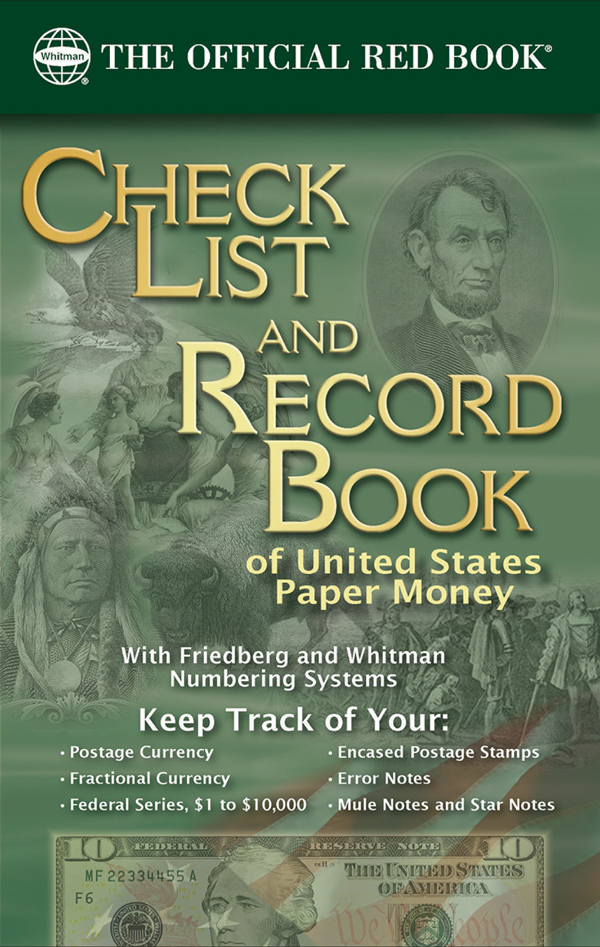 Check List and Record Book of United States Paper Money image 0