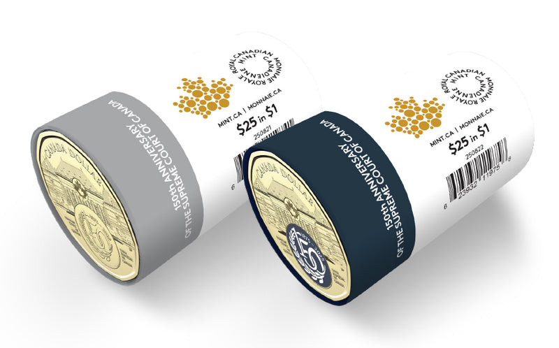2025 $1 SPECIAL WRAP ROLL - 150TH ANNIVERSARY OF THE SUPREME COURT OF CANADA image 0