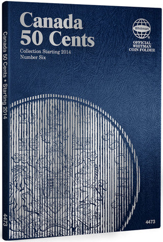 WHITMAN CANADIAN COIN FOLDERS - 50 CENTS NO. 6 image
