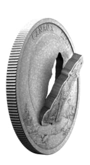 2024 $30 FINE SILVER COIN - THE HOWLING WOLF image 2