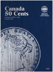 WHITMAN CANADIAN COIN FOLDERS - 50 CENTS NO. 1 image
