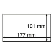 Clear snaplock currency holder, regular size image 1