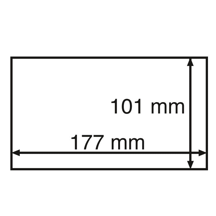 Clear snaplock currency holder, regular size image 1