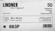 LINDNER COVER &amp; POSTCARD PROTECTORS - 883-P - 7 3/32" X 3 15/16" image