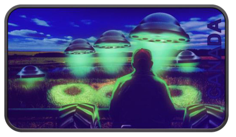 1 oz. Pure Silver Glow-in-the-Dark Coin – Canada’s Unexplained Phenomena: The Langenburg Event image 1