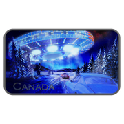 1 oz. Pure Silver Glow-in-the-Dark Coin – Canada’s Unexplained Phenomena: The Yukon Encounter image 1