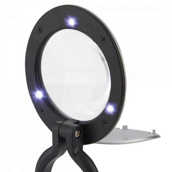 LM-10 DeskBrite™ Mini Magnifier & Desk Lamp great for any workplace image 2