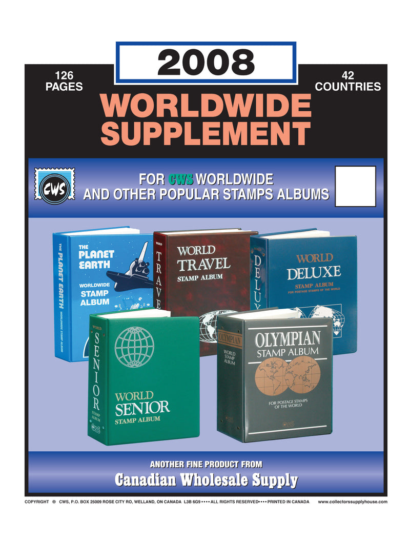 CWS WORLDWIDE SUPPLEMENTS – MADE IN CANADA FOR COLLECTORS WHO DEMAND MORE image