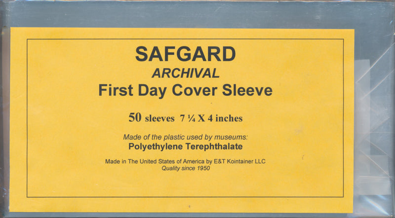 SAFGARD ARCHIVAL FDC AND POSTCARD SLEEVES image 0