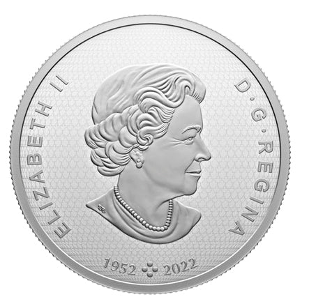 2023 $50 FINE SILVER COIN - CANADIAN COLLAGE: FOUR SEASONS image 1