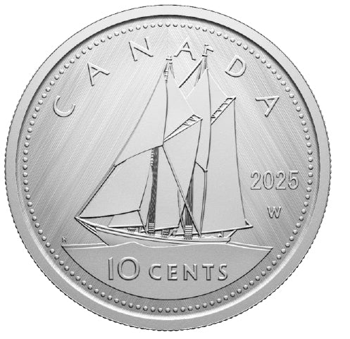 Tribute: W Mint Mark – Bluenose – 1 oz. Fine Silver Coin image 0